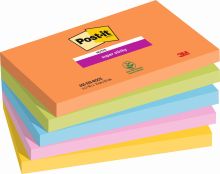 Haftnotizblock Boost 5x90BL sortiert POST-IT 655-5SS-BOOS 76x127mm