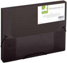 Heftbox A4 transl.schwarz Q-CONNECT KF02309 25mm