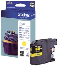 Inkjetpatrone yellow BROTHER LC123Y