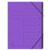 Ordnungsmappe 7 teilig violett EXACOMPTA 540708E Colorspan
